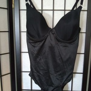 EUC Flexee Black Body Wear Body Shaper Size 34D
